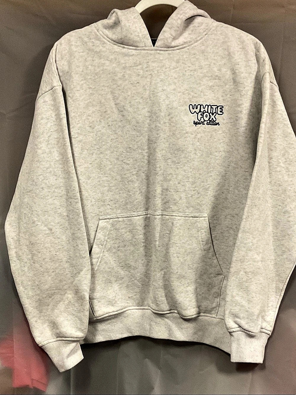 White Fox Sport Edition Hoodie Gray XS Like New